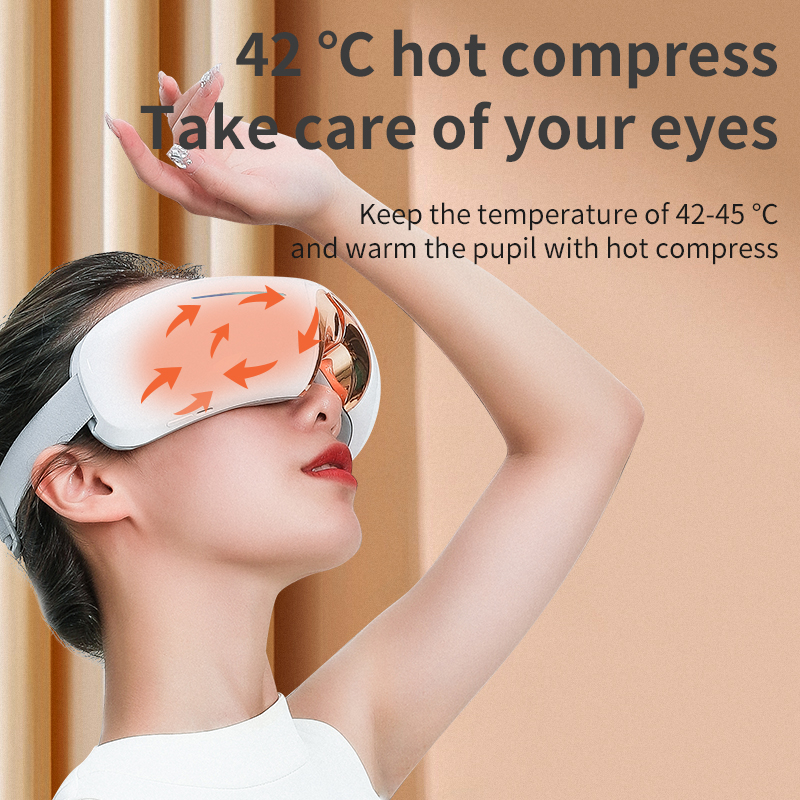 Eye Massager Heat Warmer  Air Pressure Wireless Vibrative Eye Massager